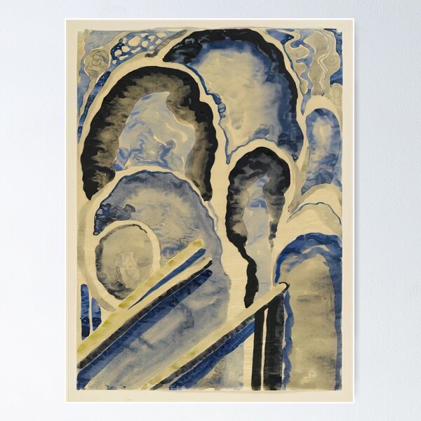 Item preview, Cy Twombly - Blue-01 designed and sold by 4syntart.
