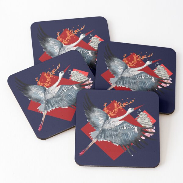 Item preview, Discover Unique Style  Flying Stork Print  designed and sold by bivido.