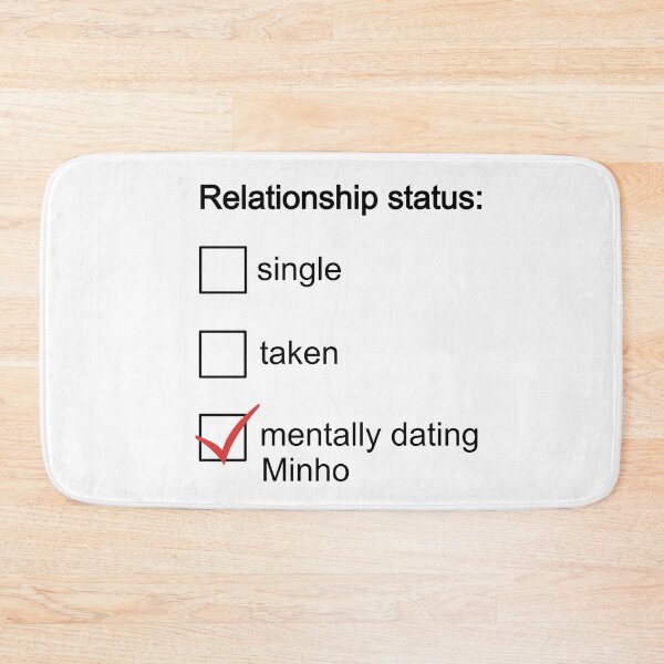 Item preview, Mentally dating Minho designed and sold by FanArtCollages.