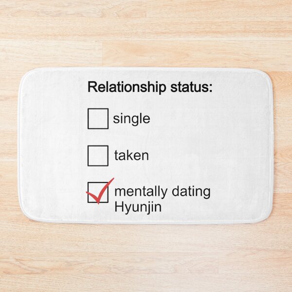 Item preview, Mentally dating Hyunjin designed and sold by FanArtCollages.