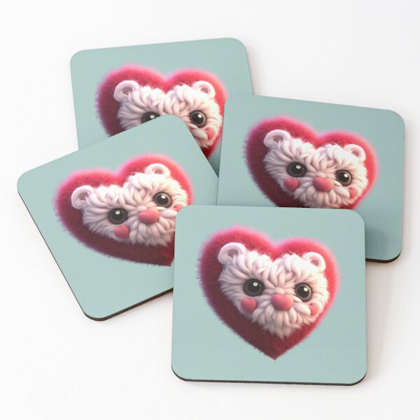 Item preview, Cute Fuzzy Heart  designed and sold by Digiheart.