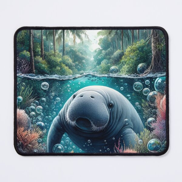 Item preview, Dugong animal art designed and sold by RubisLeaf.