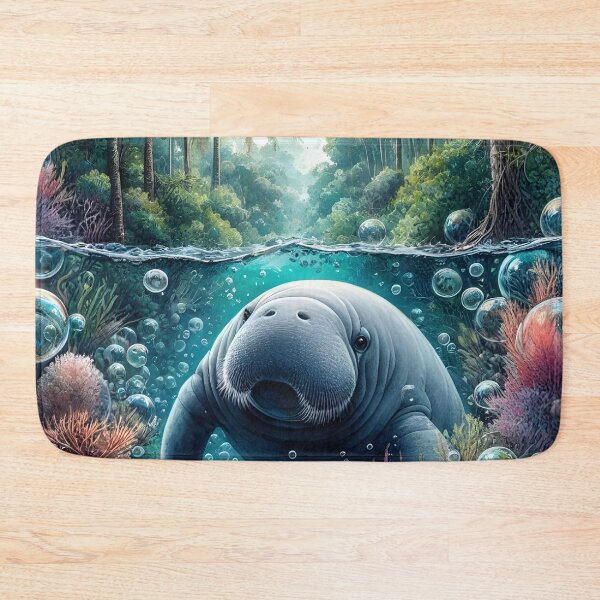 Item preview, Dugong animal art designed and sold by RubisLeaf.