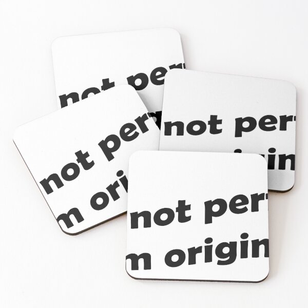 Item preview, I'm not perfect, I'm original designed and sold by mer-ONE.