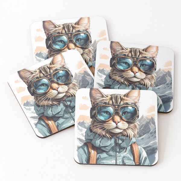 Item preview, Ski cat designed and sold by M-Y-A-R-T-.