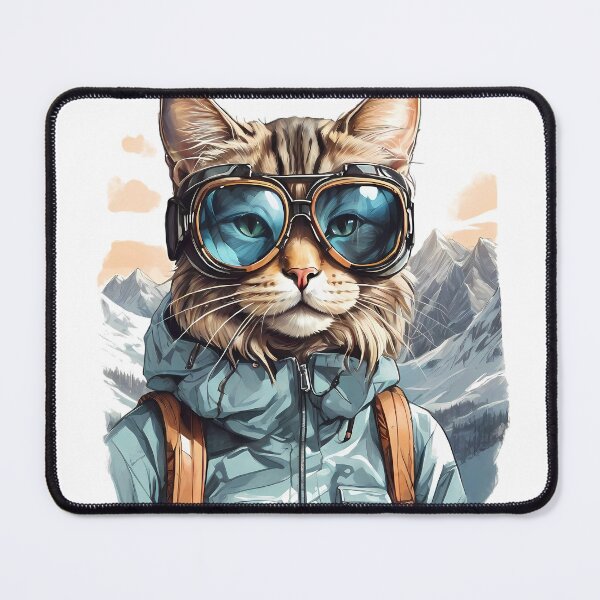 Item preview, Ski cat designed and sold by M-Y-A-R-T-.