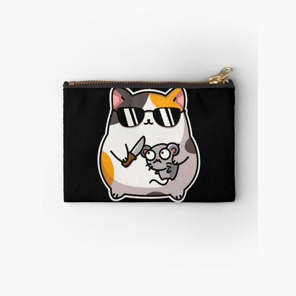 Item preview, Calico Cat holding a Knife and Mouse designed and sold by ThinGraff Design.