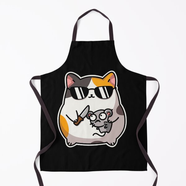 Item preview, Calico Cat holding a Knife and Mouse designed and sold by ThinGraff Design.
