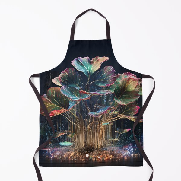 Item preview, Blend of digital data and vibrant plant print designed and sold by dcrc.
