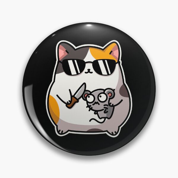 Item preview, Calico Cat holding a Knife and Mouse designed and sold by ThinGraff Design.
