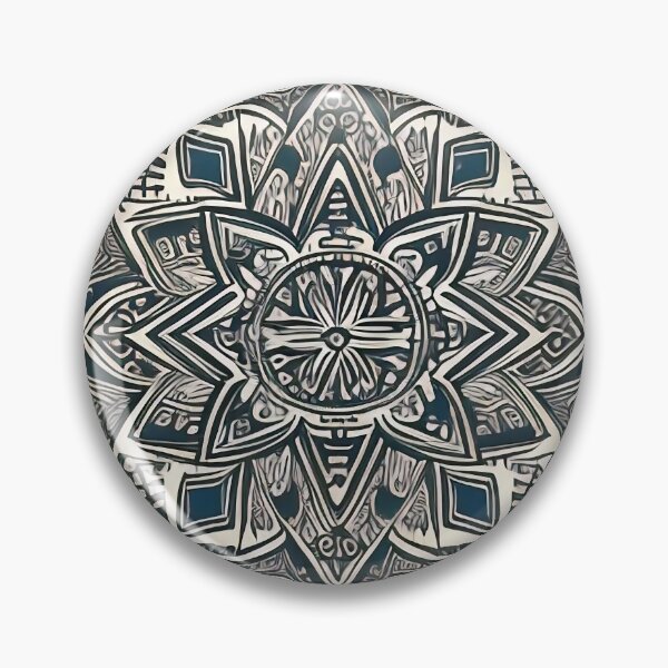 Item preview, Tribal pattern design blue designed and sold by operossa.