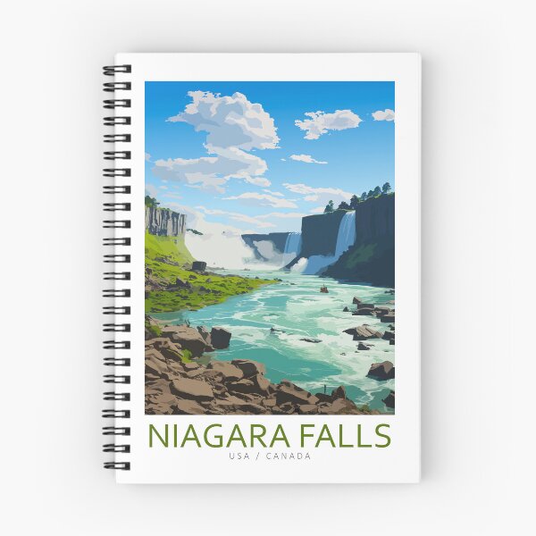 Item preview, Minimalistic Niagara Falls USA / Canada designed and sold by Marciolini.