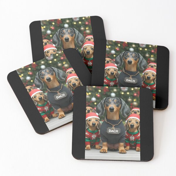 Item preview, Dach Christmas 2/6 designed and sold by DachshundsOnRB.
