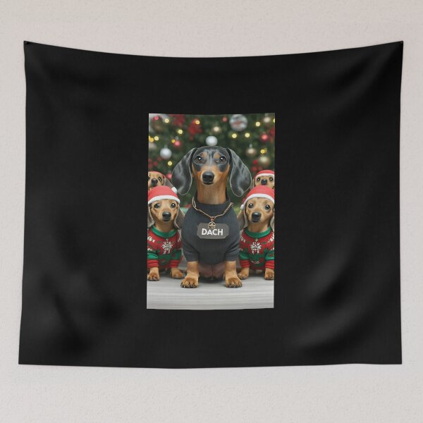 Item preview, Dach Christmas 2/6 designed and sold by DachshundsOnRB.