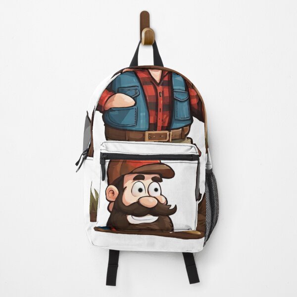 Item preview, Lumberjack with an Ax in a Flannel Shirt designed and sold by Aquillashop.