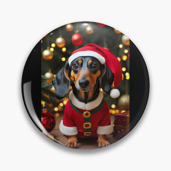 Item preview, Dach Christmas 3/6 designed and sold by DachshundsOnRB.