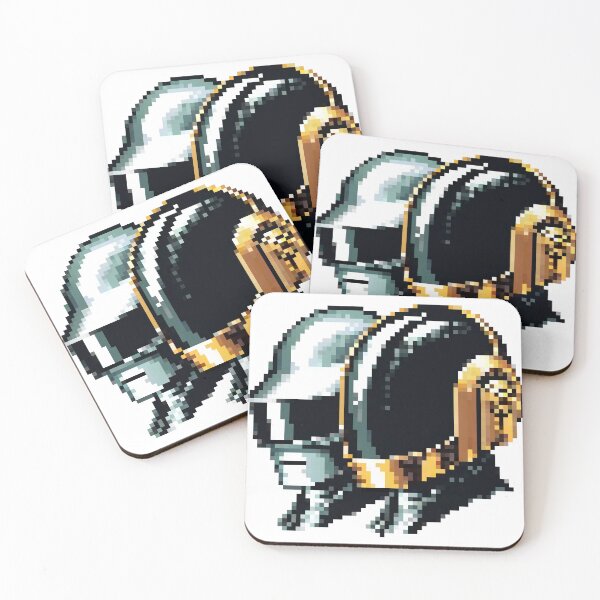 Item preview, Electronic Music, French Duo, Dance, Pop Culture, Robot, Helmet, DJ, Futuristic, EDM, Techno, Rave, Musician, Synth designed and sold by PixStickers.
