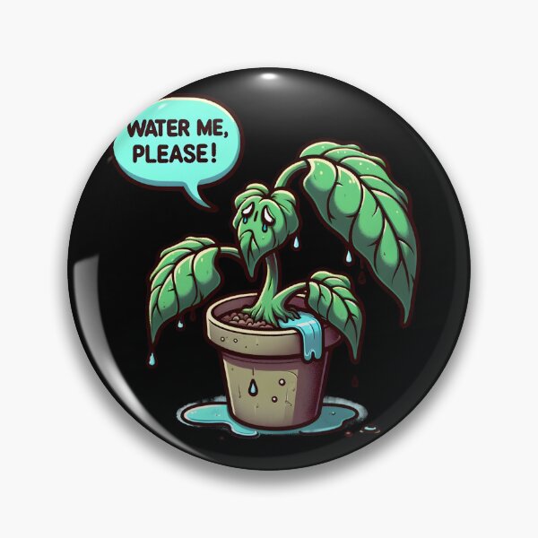 Item preview, Plant Water Reminder Thirsty Plant Needs Water Cute And Funny Gifts designed and sold by BadhbhArt.