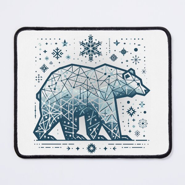 Item preview, Geometric Polar Bear designed and sold by MusesWhispers.
