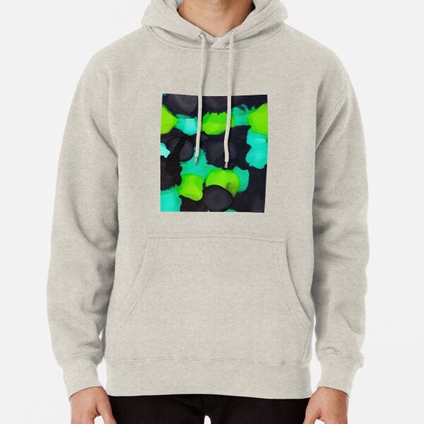 lime green camo hoodie