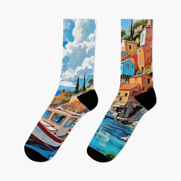 Item preview, Lightful Village Of The Greek Coast designed and sold by iamdesigns14.