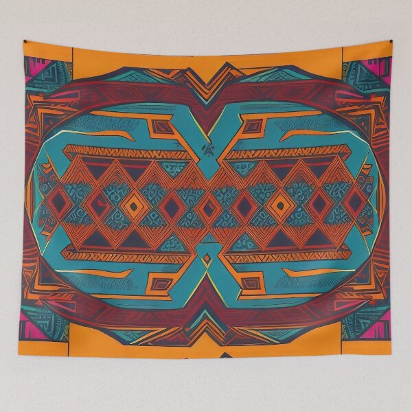 Item preview, Tribal pattern design suspenders designed and sold by operossa.