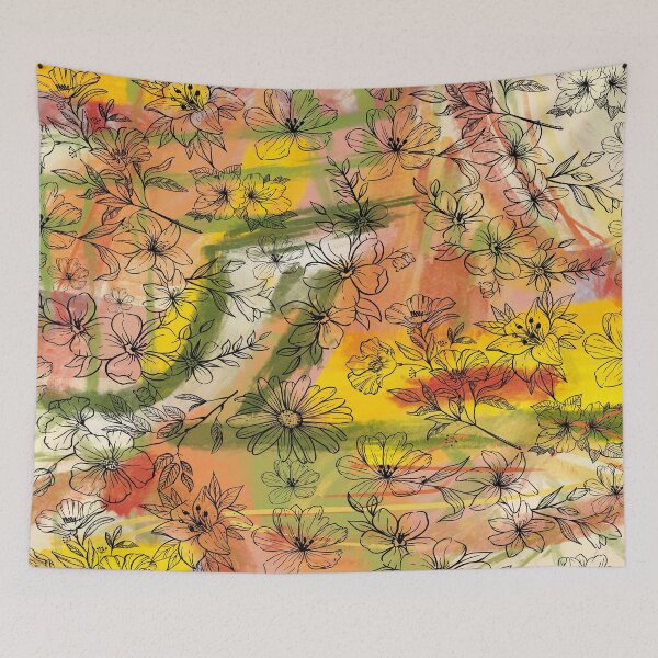 Item preview, Flowers abstract designed and sold by GasconyPassion.