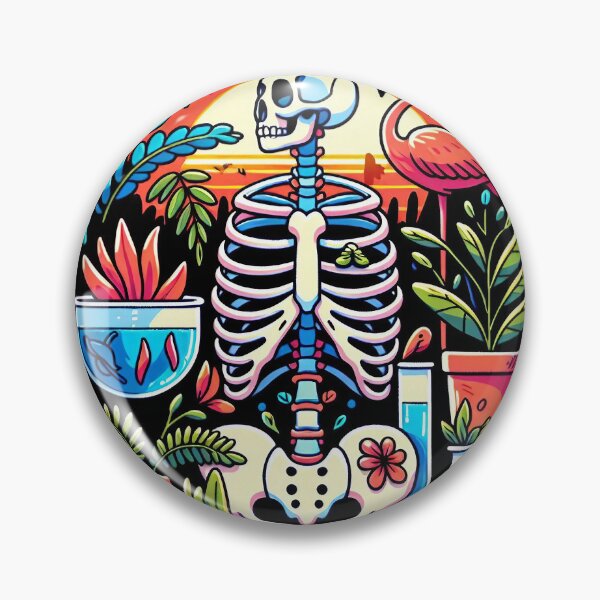Item preview, human skeleton sticker  designed and sold by SpesWorld.