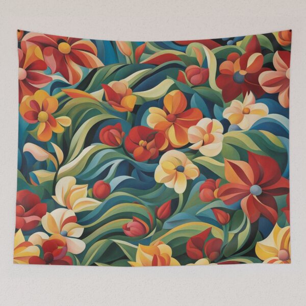 Item preview, THE WAVE OF FLOWERS designed and sold by Owl-o-the-wisp.