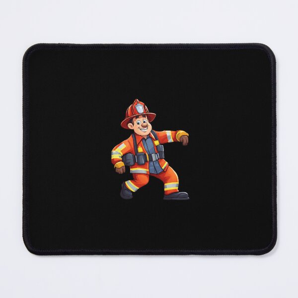 Item preview, Fireman in Comic Book Style designed and sold by Aquillashop.
