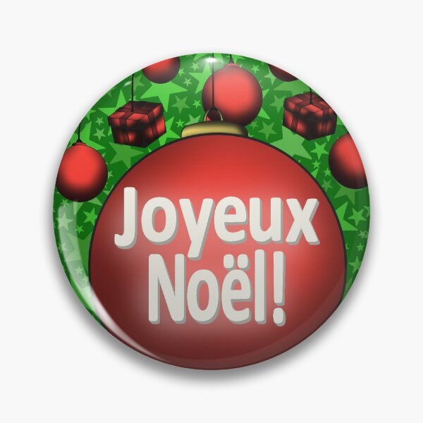 Item preview, joyeux noël boule designed and sold by ZiphGames.