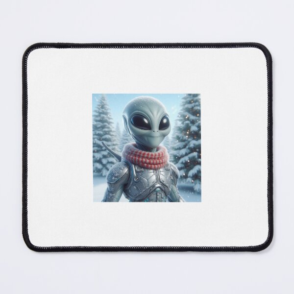 Item preview, Grey Alien & Christmas tree designed and sold by BEECECOM.
