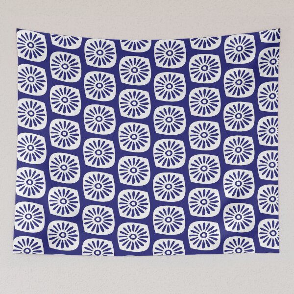 Item preview, Abstract Flower Square designed and sold by LZenDesigns.