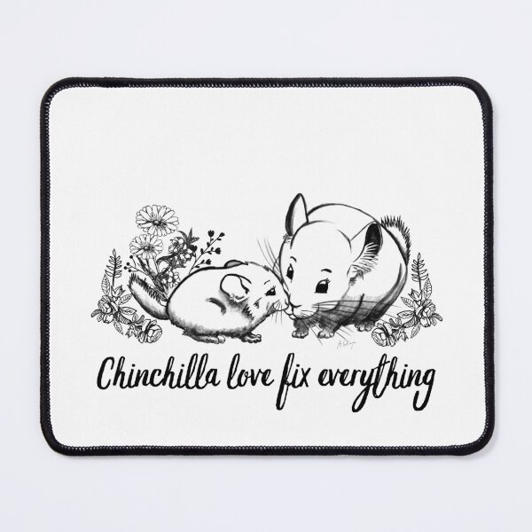 Item preview, Copy of Chill’ off; cute chinchilla showing a tail designed and sold by Drawmecute.