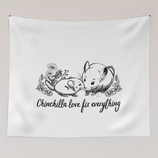 Item preview, Copy of Chill’ off; cute chinchilla showing a tail designed and sold by Drawmecute.