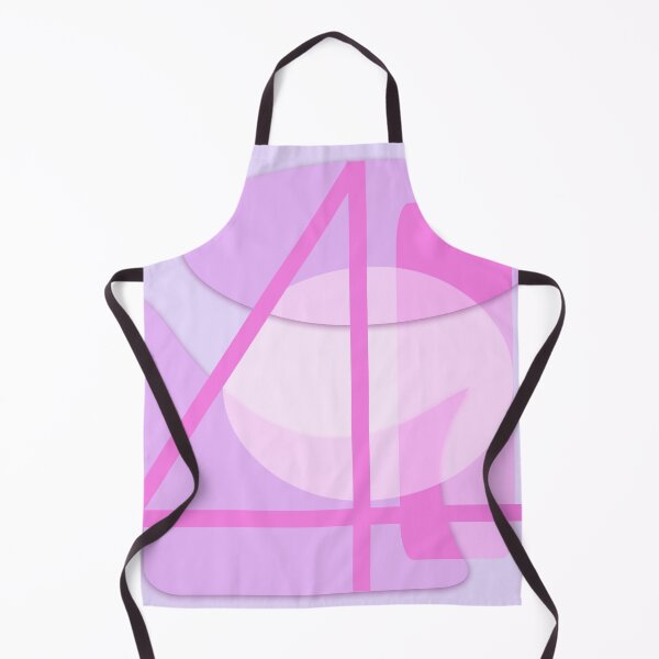 Item preview, Number 4 with abstract shapes in pink designed and sold by Britta Glodde.