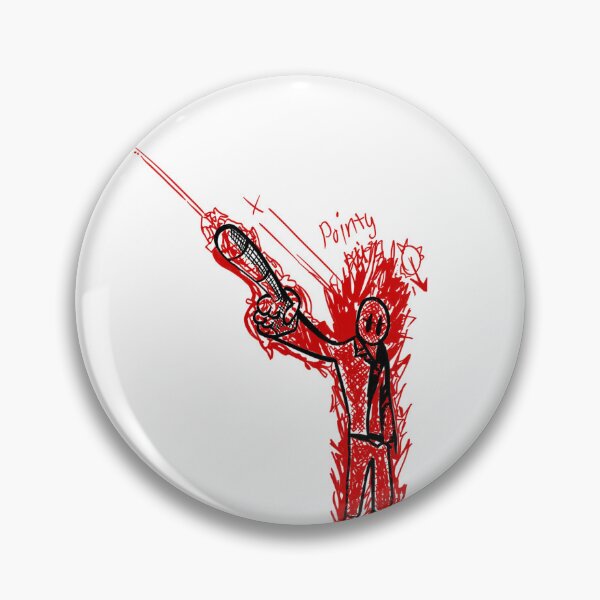 Item preview, red aura suit man pointing designed and sold by Zeros-corner.