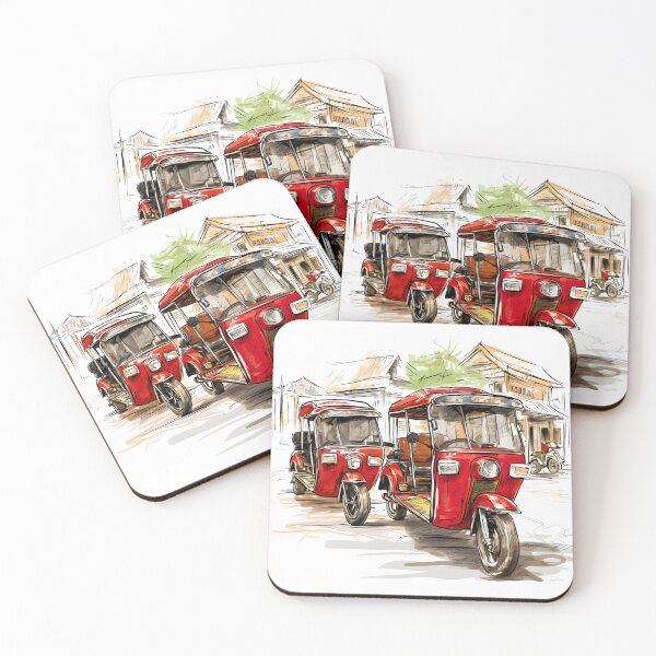 Item preview, tuk tuks three wheels motorcycles in Thailand  designed and sold by Ryslissa.