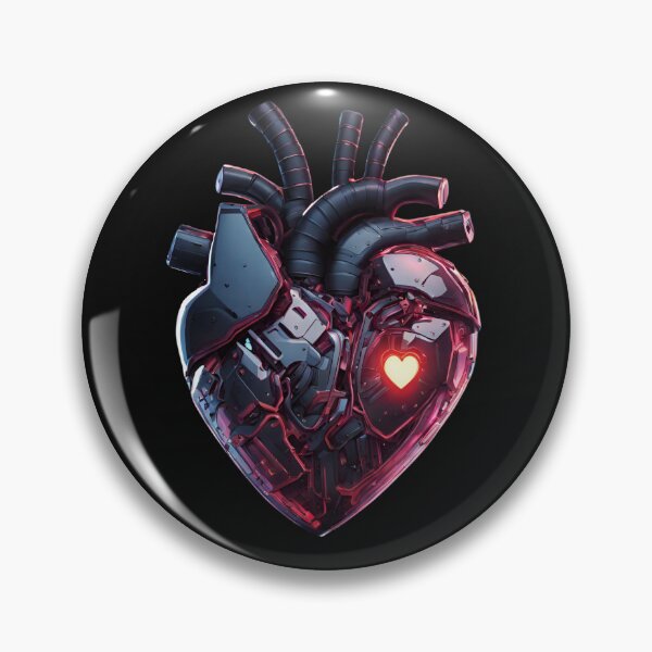 Item preview, Beautiful Mechanical Electronic Heart Neon Glow designed and sold by Aquillashop.