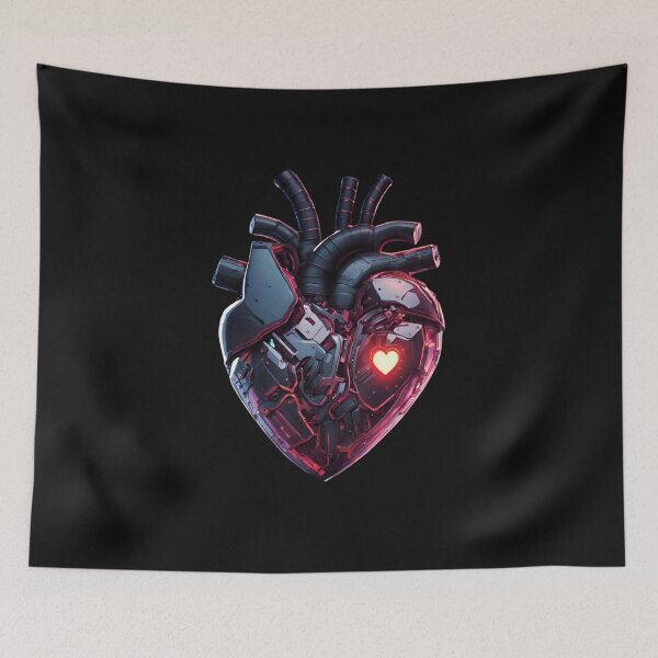 Item preview, Beautiful Mechanical Electronic Heart Neon Glow designed and sold by Aquillashop.