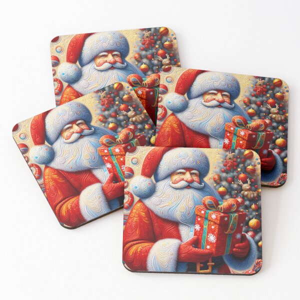 Item preview, Merry Xmas Luminescence: Santa's Gleeful Shine designed and sold by MundusUni.