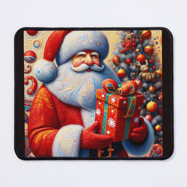Item preview, Merry Xmas Luminescence: Santa's Gleeful Shine designed and sold by MundusUni.