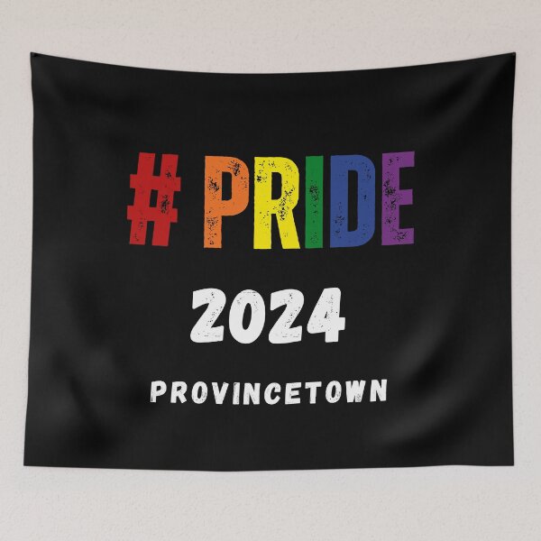 Item preview, LGBTQ Pride Provincetown 2024 t-shirt, LGBTQ Pride 2024, Pride 2024 unisex t-shirt designed and sold by PrideBeProud.