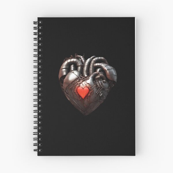 Item preview, Mechanical Iron Heart Neon Glow designed and sold by Aquillashop.