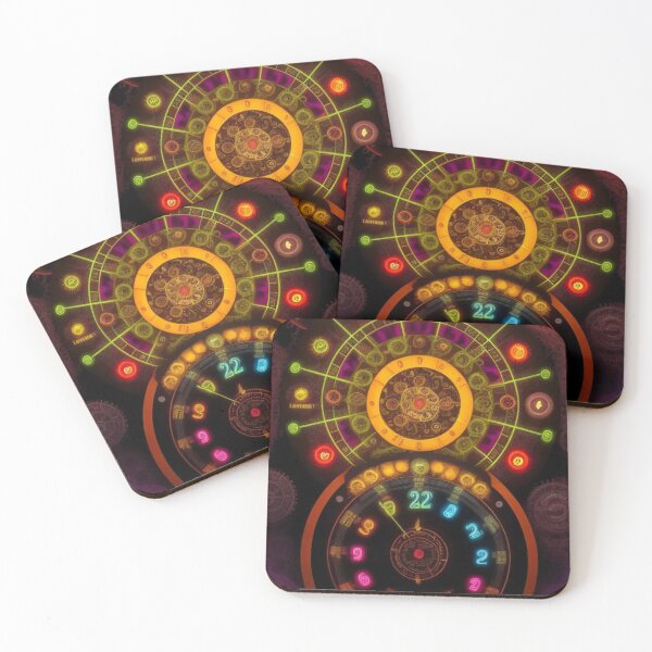 Item preview, Dark Trippy Psychedelic Dials designed and sold by TheDarkWardrobe.