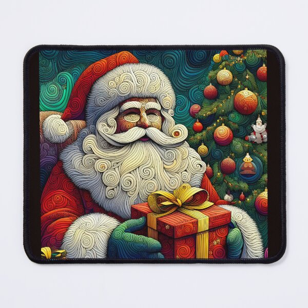 Item preview, Merry Xmas Luminescence: Santa's Gleeful Shine designed and sold by MundusUni.