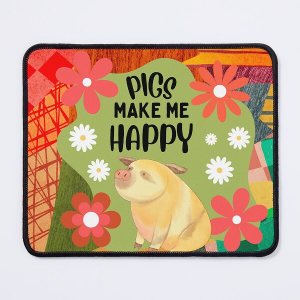 Item preview, Pigs make me happy designed and sold by GasconyPassion.