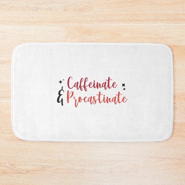 Item preview, Caffeinate and Procastinate  designed and sold by MixnMatchTee.