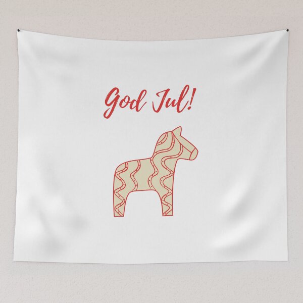 Item preview, God Jul, Scandinavian Christmas, Swedish Holidays, Norwegian Noel designed and sold by Christie Olstad.