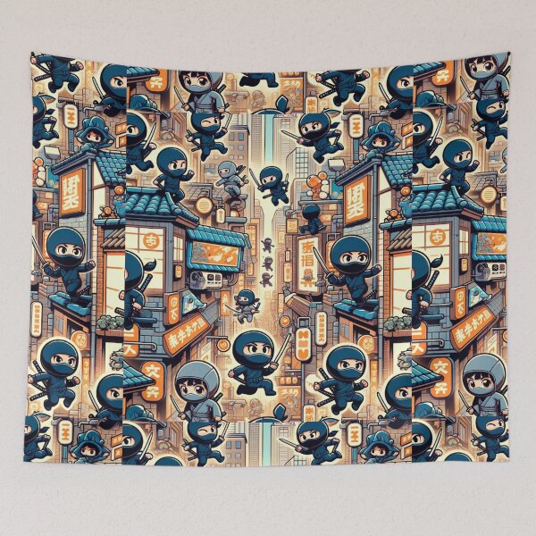 Item preview, Ninja Cityscape Adventures designed and sold by CoussaZau.